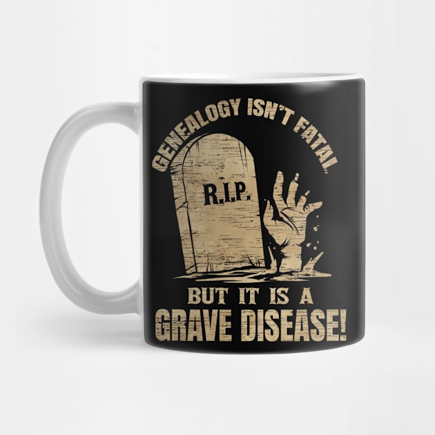 Genealogy Grave Disease Genealogist Ancestry by ChrisselDesigns